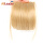 Blonde Hair Synthetic Clip On Hair Fringe Bangs